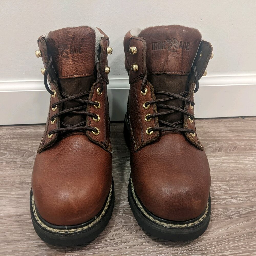 Iron Age, Men's Steel Toe Boots, Size 5